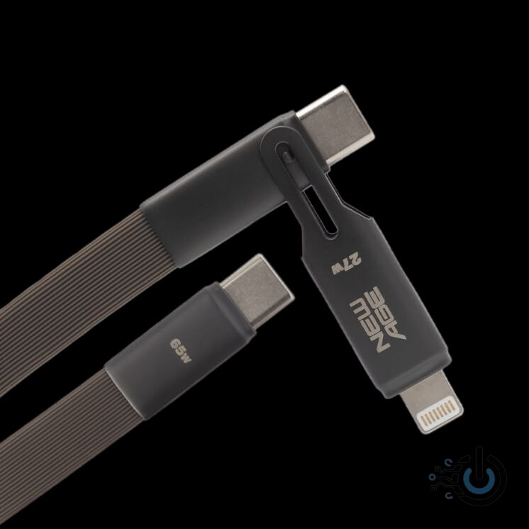 Newage Connect Prime 11 Duo 65W (3-in-1 Multiport) 1M Cable
