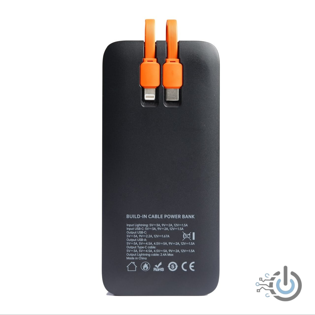 Newage J175-20K 22500mAh Power Bank (With In-built Cables)