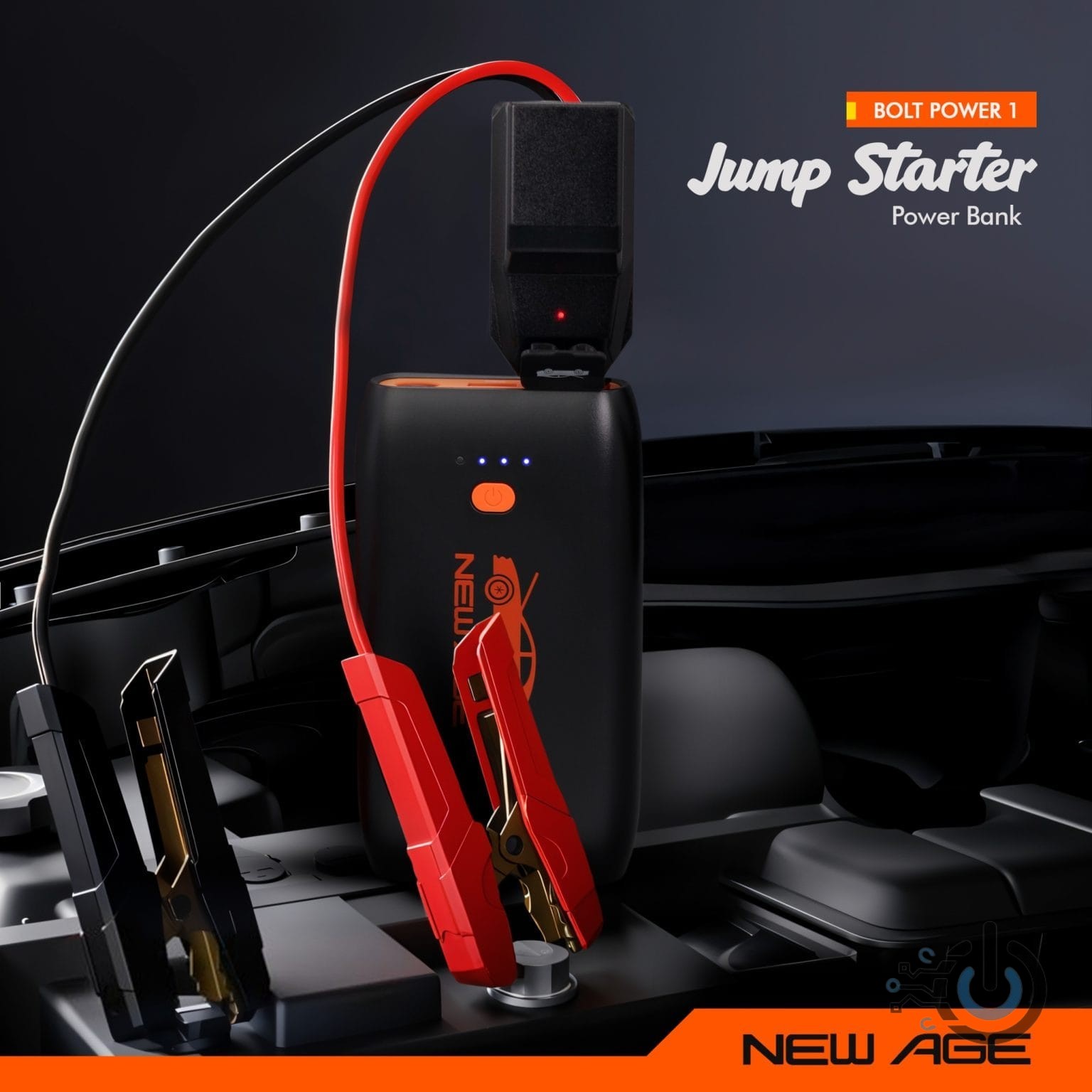 Newage BoltPower 1 – 7200mAh Car Jump Starter